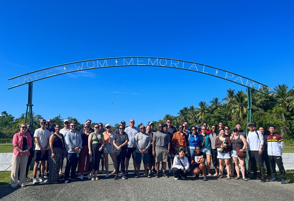 Pacific Partnership 2023 Visits Japanese Memorial in Wewak