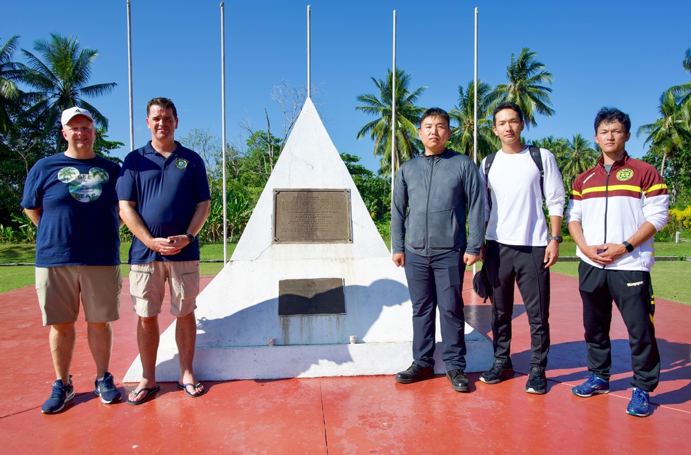 Pacific Partnership 2023 Visits Japanese Memorial in Wewak