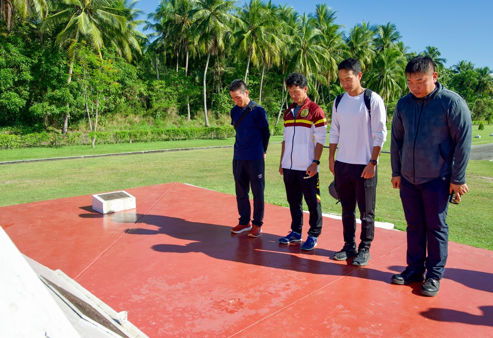 Pacific Partnership 2023 Visits Japanese Memorial in Wewak