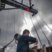 Abraham Lincoln Sailors observe solar eclipse