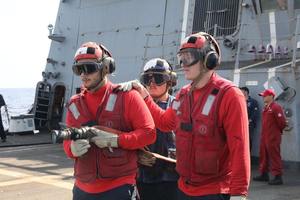 USS Thomas Hudner Deploys in U.S. 6th Fleet