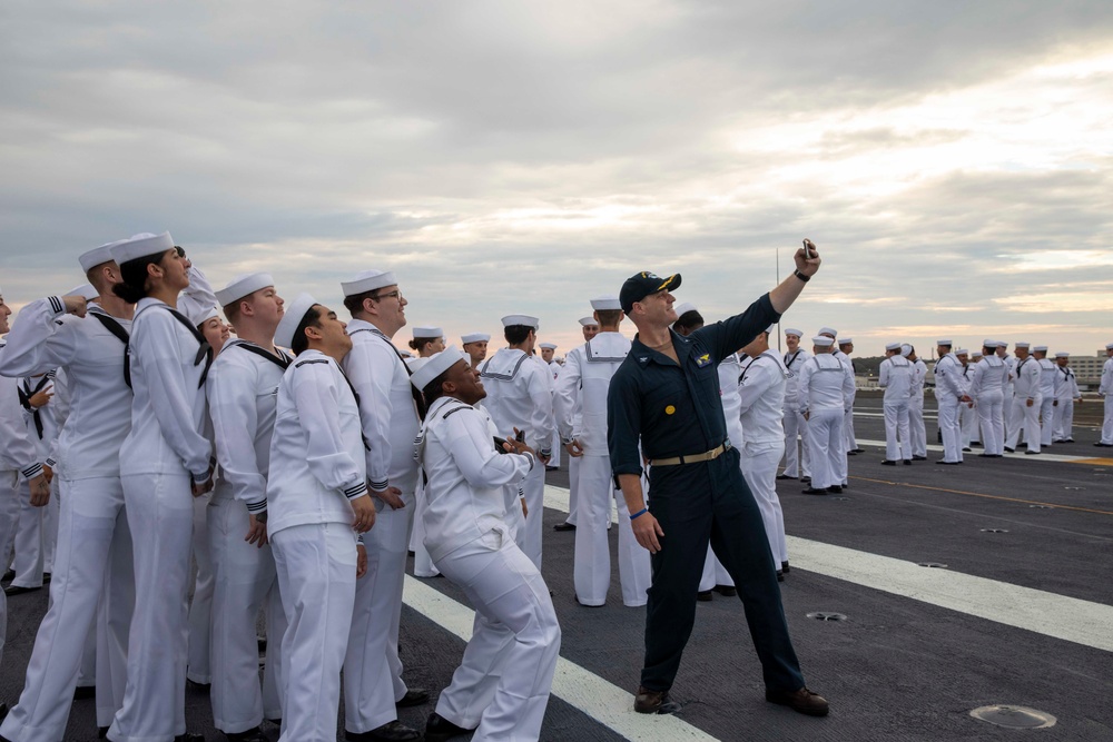 IKE Departs Naval Station Norfolk on Scheduled Deployment