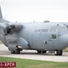 Seven C-130 Hercules aircraft perform ‘elephant walk’