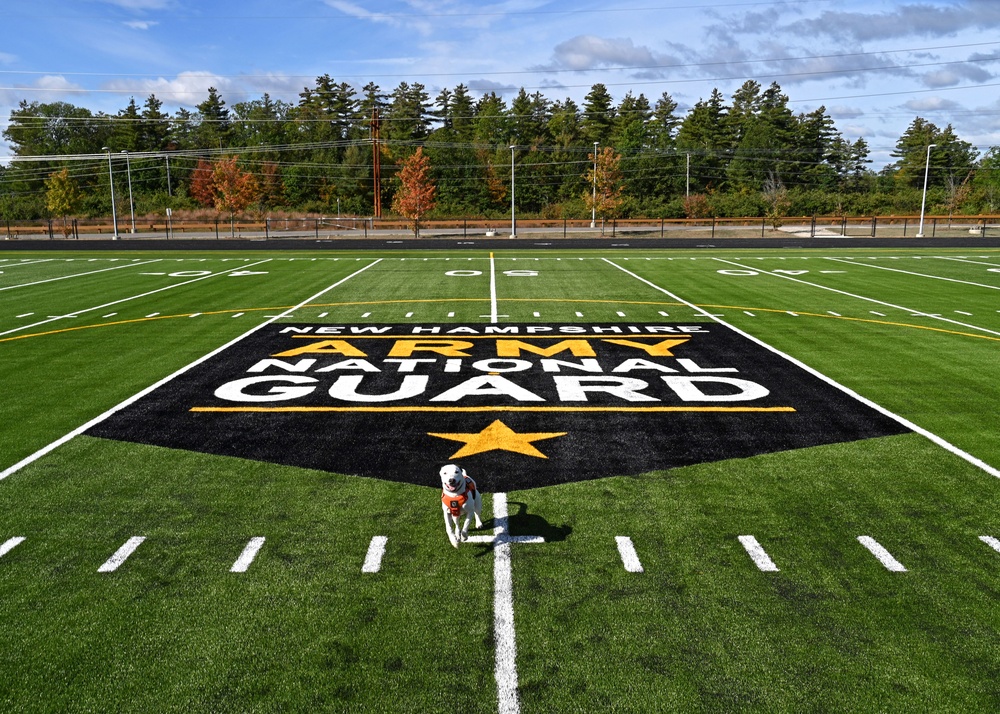 NH National Guard unveils resurfaced athletic field