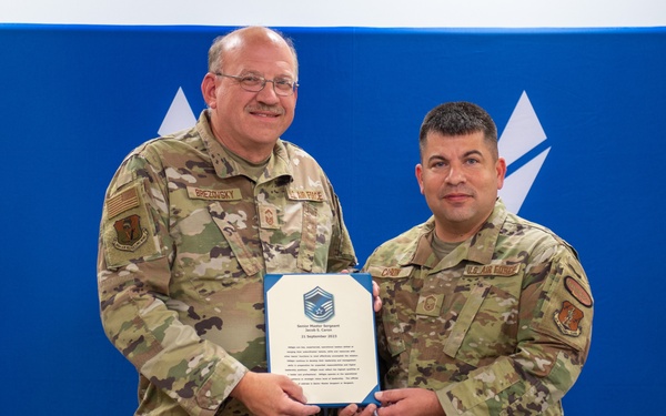 SMSgt. Jacob S. Caron Promotion