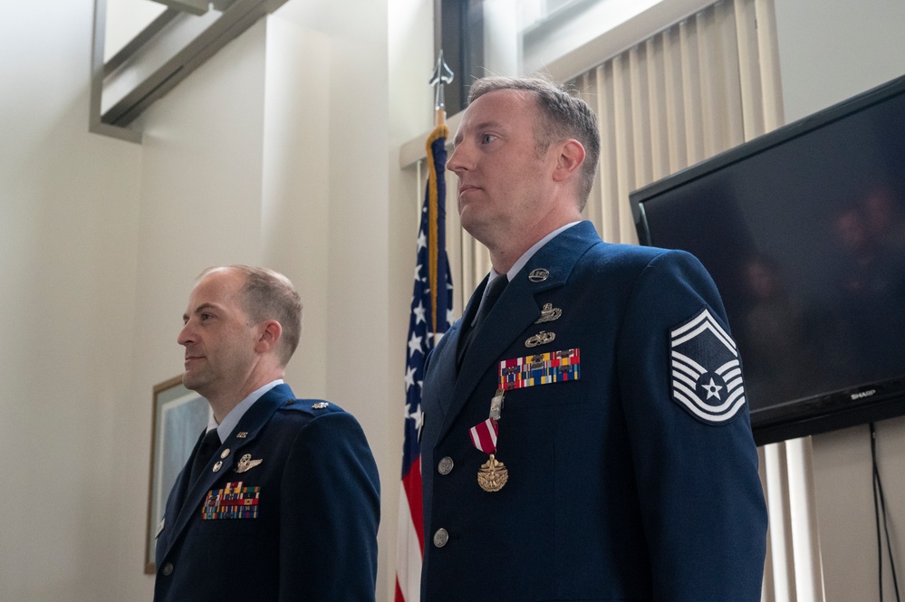 Senior Master Sgt. Enneking retires from the Air National Guard