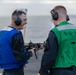 Abraham Lincoln Sailors participate in a live-fire exercise