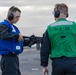 Abraham Lincoln Sailors participate in a live-fire exercise