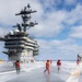 Abraham Lincoln conducts flight deck AFFF sprinkler tests