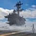 Abraham Lincoln conducts flight deck AFFF sprinkler tests