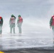 Abraham Lincoln conducts flight deck AFFF sprinkler tests