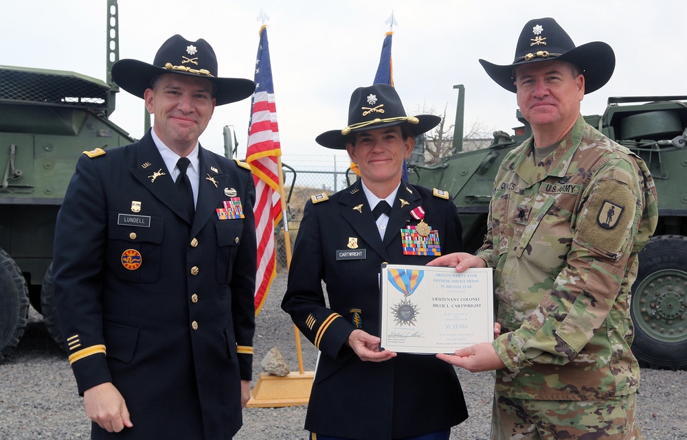 Lt. Col. Billie Cartwright Completes Remarkable Journey of Service