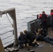 Abraham Lincoln Sailors participate in a live-fire exercise