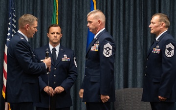 141st Air Refueling Wing Command Chief transfer of responsibility