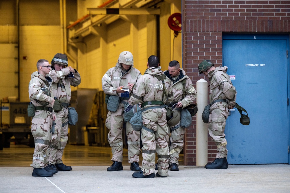 Weapons Inspect in MOPP Gear