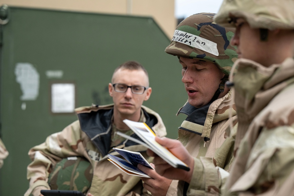 Weapons Inspect in MOPP Gear