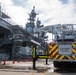 USS America (LHA 6) Conducts 8010 Industrial Fire Drill