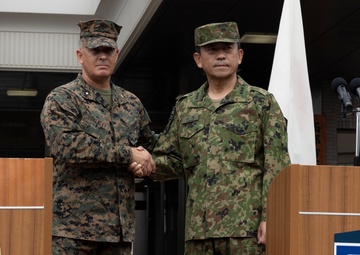 Resolute Dragon 23 Field Training Exercise Opening Ceremony at Camp Kengun