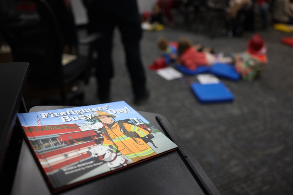 Story Time with Sparky at the Harriotte B. Smith Library