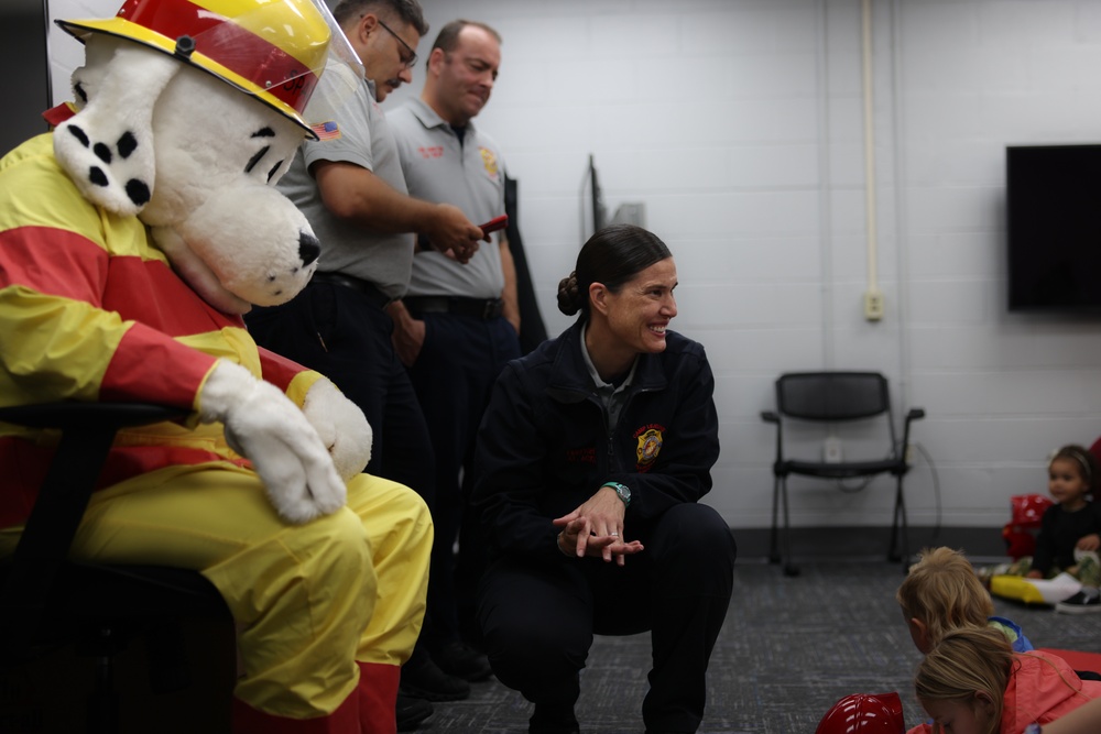 Story Time with Sparky at the Harriotte B. Smith Library