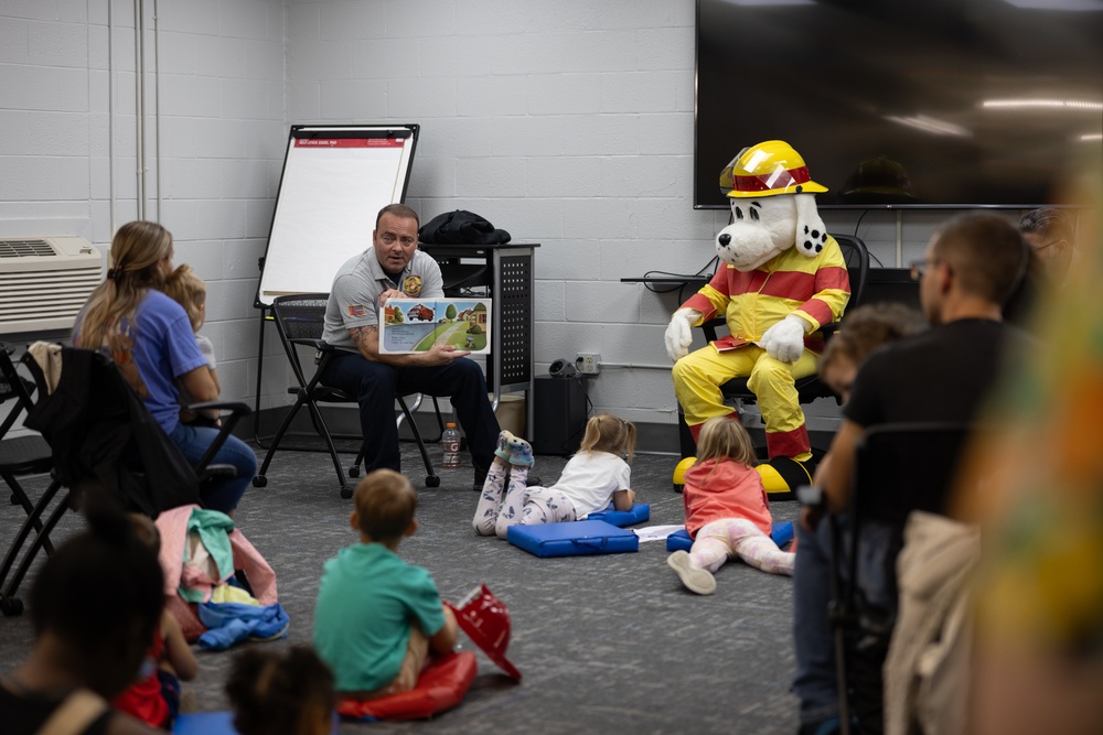 Story Time with Sparky at the Harriotte B. Smith Library