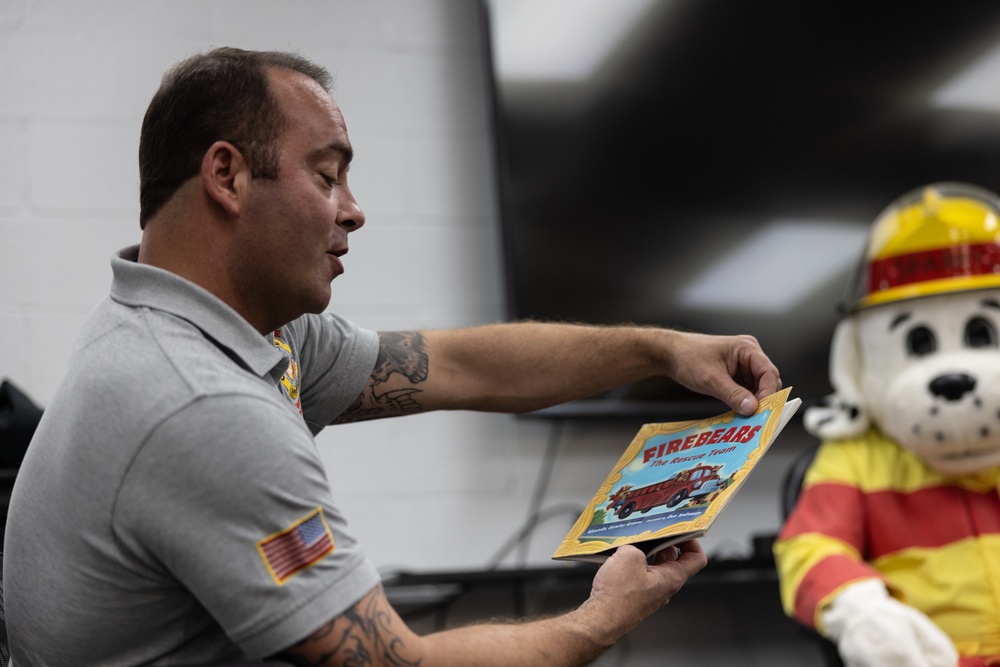 Story Time with Sparky at the Harriotte B. Smith Library