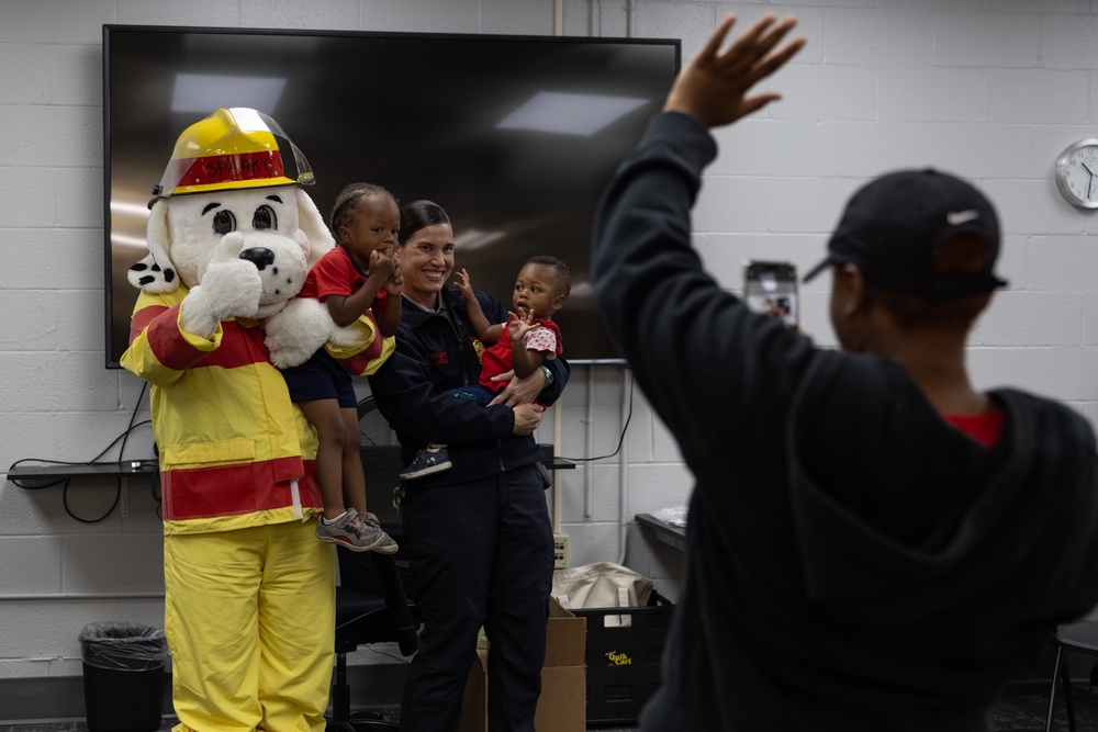 Story Time with Sparky at the Harriotte B. Smith Library