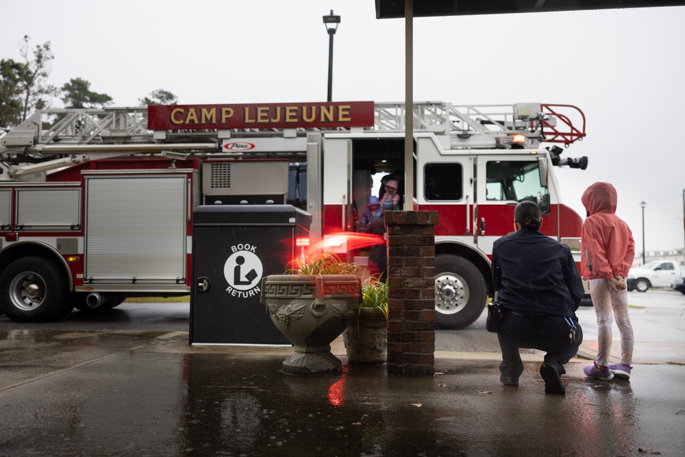 Story Time with Sparky at the Harriotte B. Smith Library