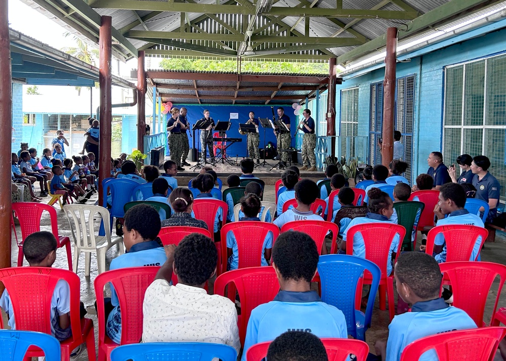 Pacific Partnership 2023: Concert at Wewak International School