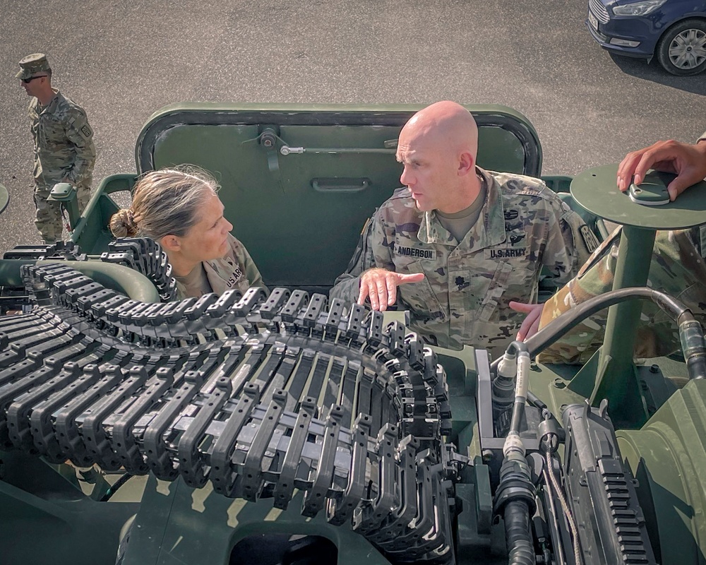 10th AAMDC leadership visits 5th Battalion, 4th Air Defense Artillery troops