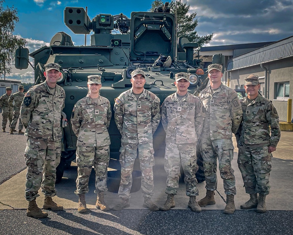 10th AAMDC leadership visits 5th Battalion, 4th Air Defense Artillery troops