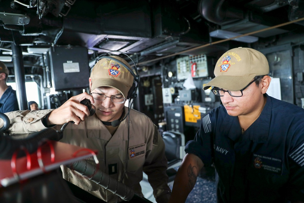 USS Paul Ignatius Sails the English Channel