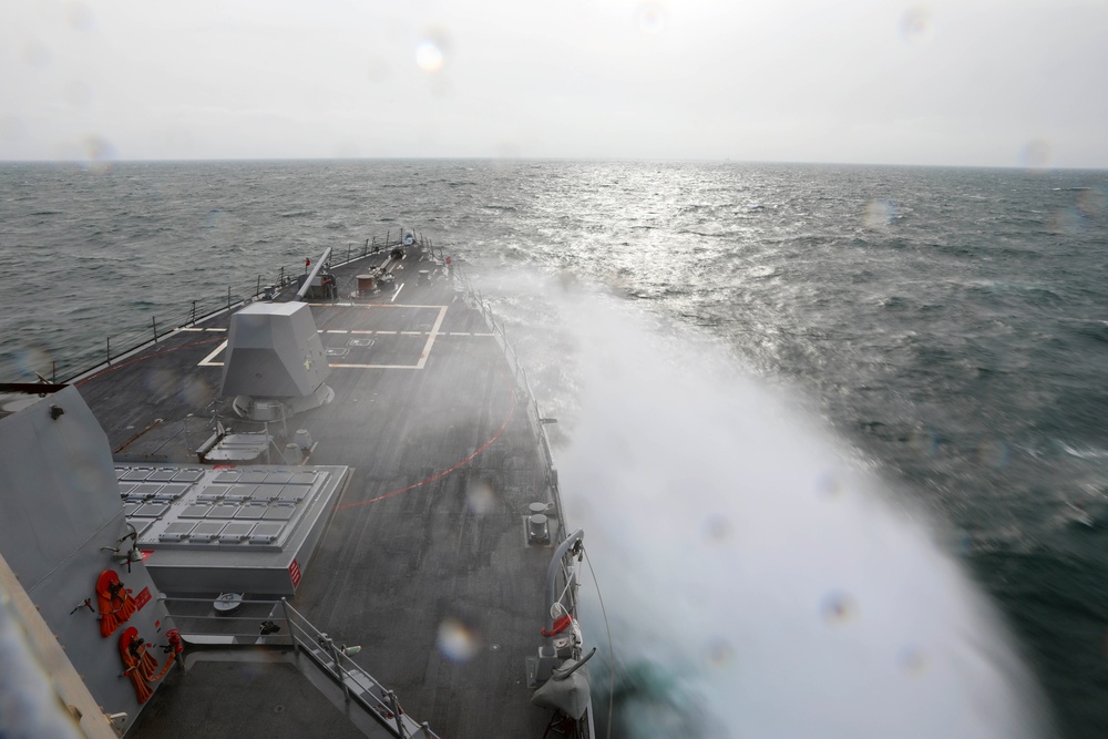 USS Paul Ignatius Sails the English Channel