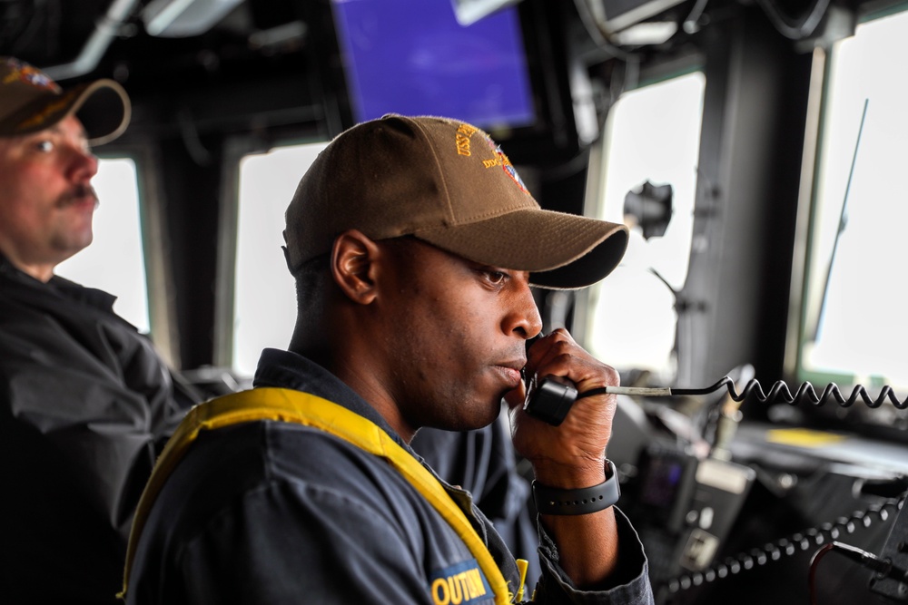 USS Paul Ignatius Sails the English Channel