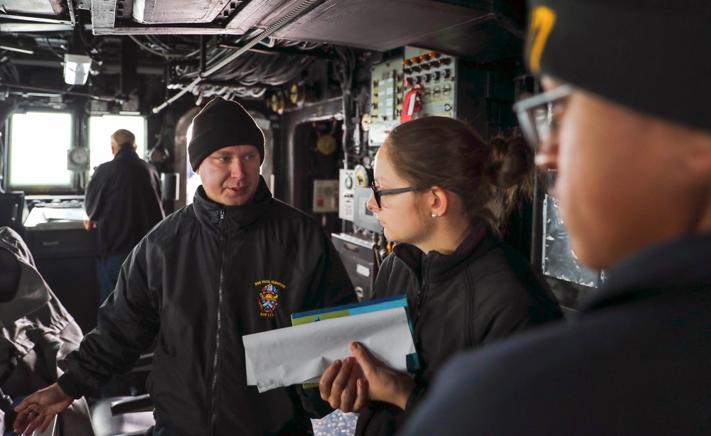 USS Paul Ignatius Sails the English Channel