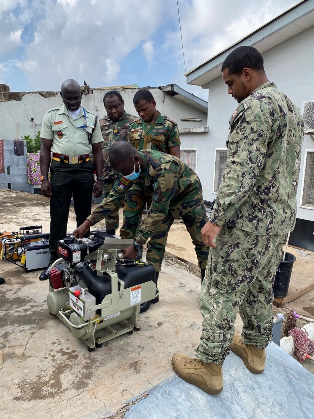 NECE Engineman Ignites Force Health Protection in West Africa