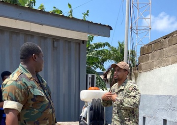 NECE Engineman Ignites Force Health Protection in West Africa