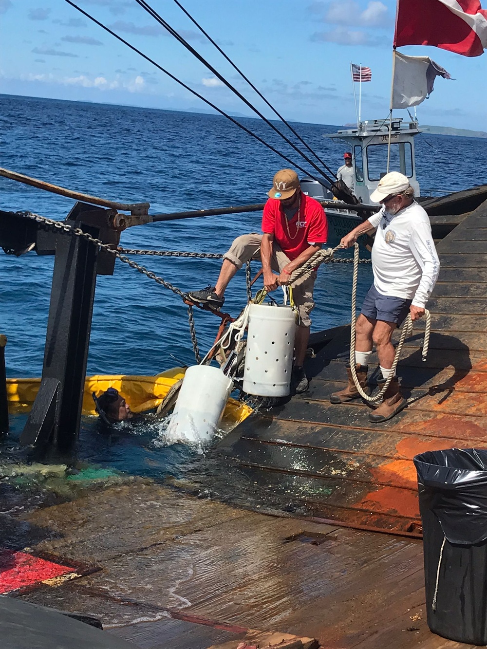 Weekend salvage operations successful for Bonnie G Response off St. Thomas 