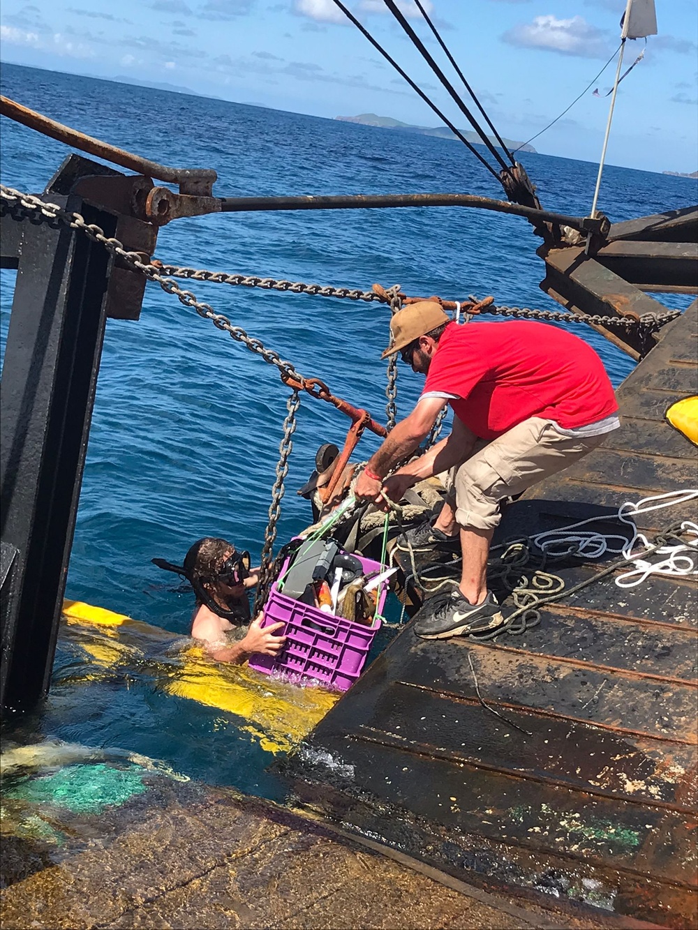 Weekend salvage operations successful for Bonnie G Response off St. Thomas 