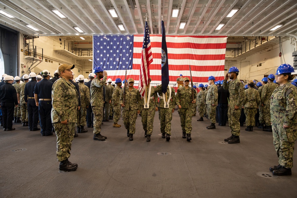 Tripoli Celebrates U.S. Navy's 248th Birthday