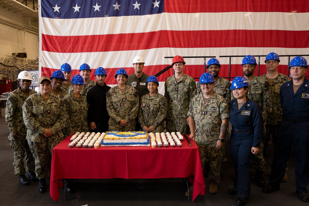 Tripoli Celebrates U.S. Navy's 248th Birthday