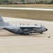 Seven C-130 Hercules aircraft formation