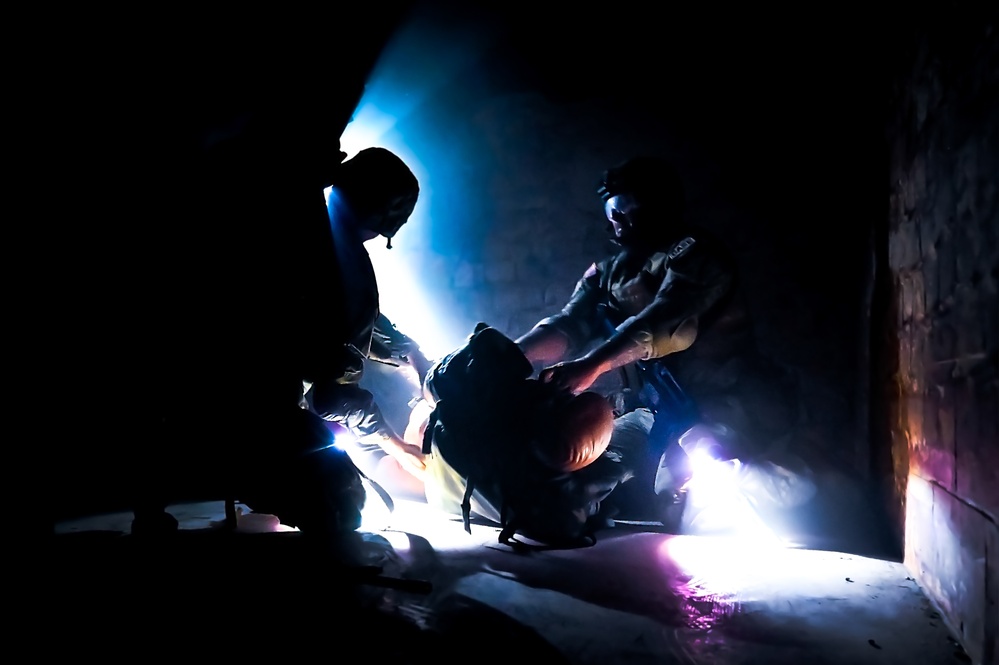 Soldiers conduct the Tactical Casualty Combat Care Course