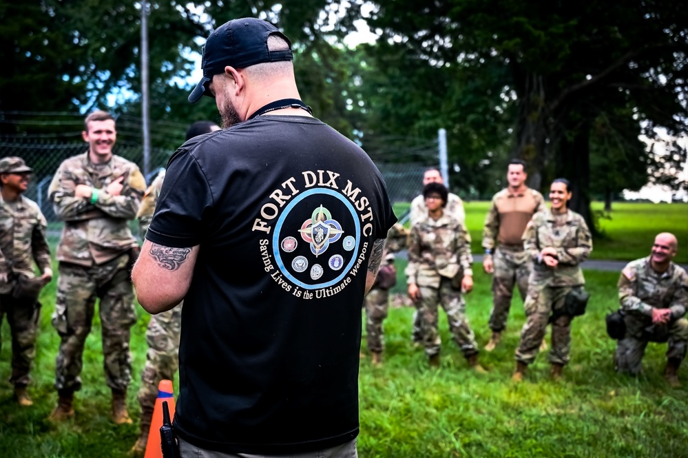 Soldiers conduct the Tactical Casualty Combat Care Course