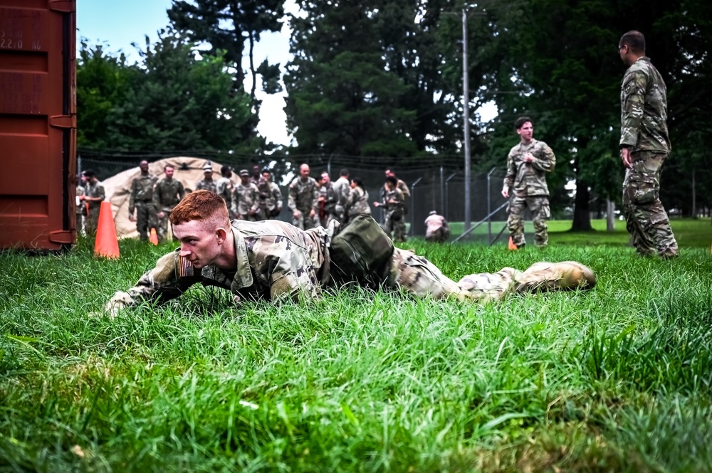 Soldiers conduct the Tactical Casualty Combat Care Course