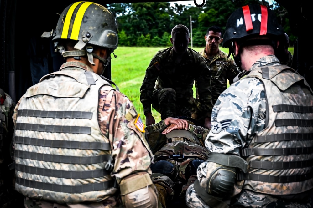 Soldiers conduct the Tactical Casualty Combat Care Course