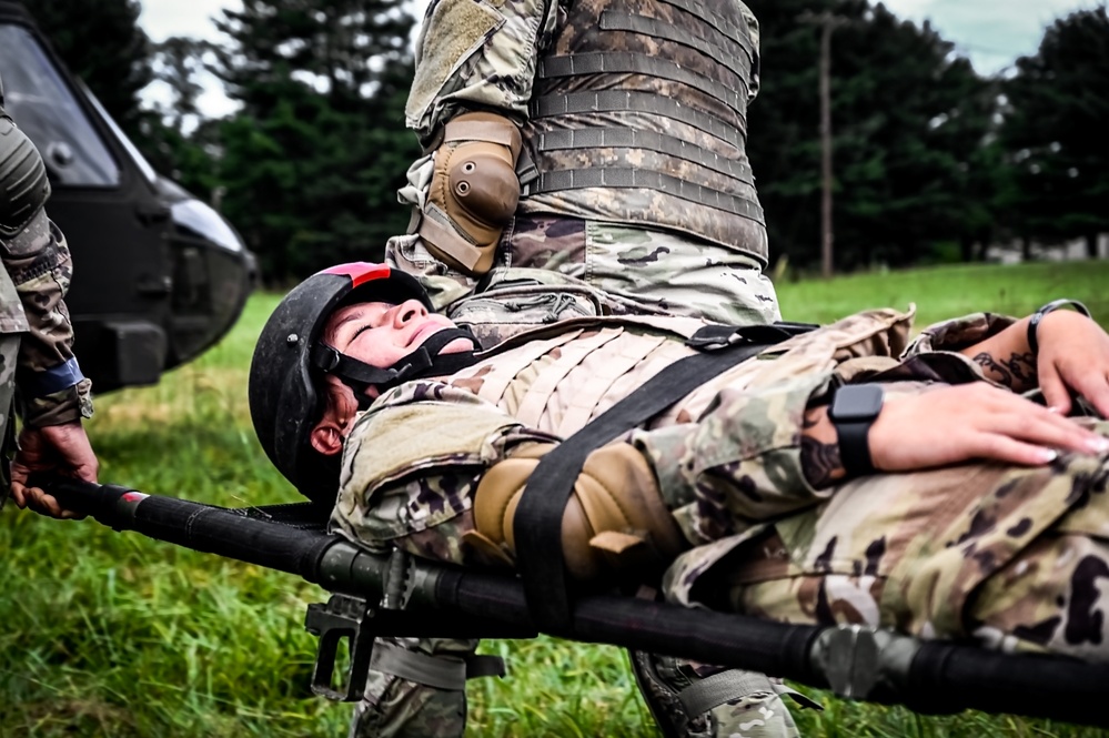 Soldiers conduct the Tactical Casualty Combat Care Course