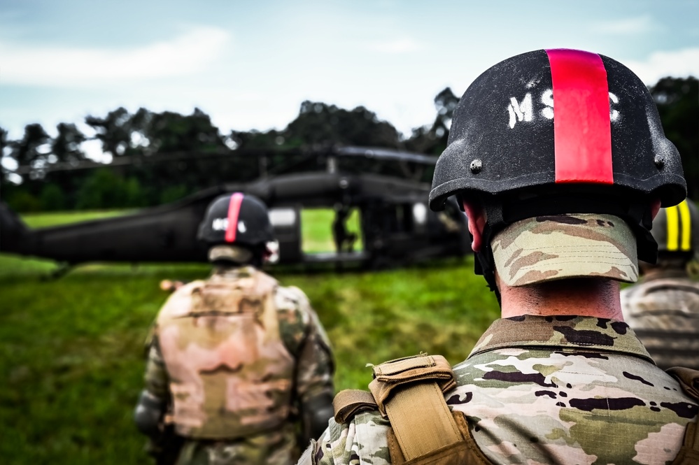 Soldiers conduct the Tactical Casualty Combat Care Course