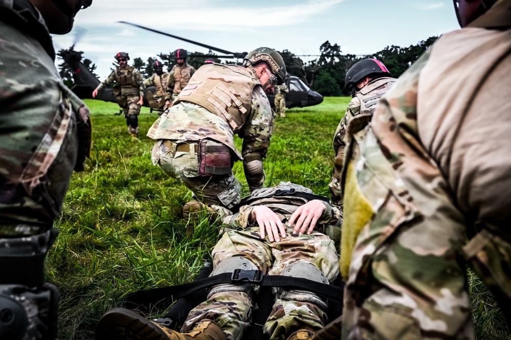 Soldiers conduct the Tactical Casualty Combat Care Course