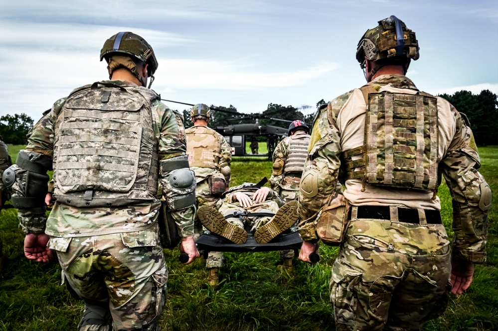 Soldiers conduct the Tactical Casualty Combat Care Course